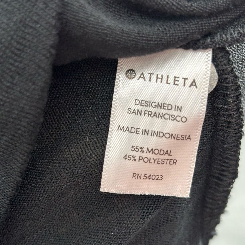 Athleta Diamond‎ Cut Out Back Tank Top Black Size Medium - Picture 10 of 11